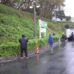 駅前イルミネーション作業中! 駅前イルミネーション作業中!