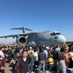 『これからも入間航空祭の円滑な開催にご協力ください』 『これからも入間航空祭の円滑な開催にご協力ください』
